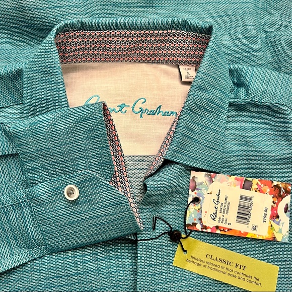 NWT ROBERT GRAHAM BRIXTON EMBROIDERED LONG SLEEVE CLASSIC SHIRT - Picture 7 of 11